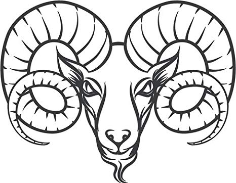 466x362 Black And White Majestic Strong Animal Drawing Vinyl