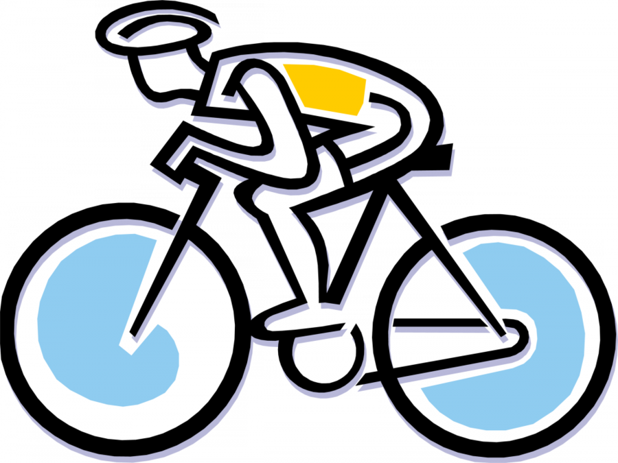 900x675 Bicycle, Cycling, Drawing, Transparent Png Image Clipart Free