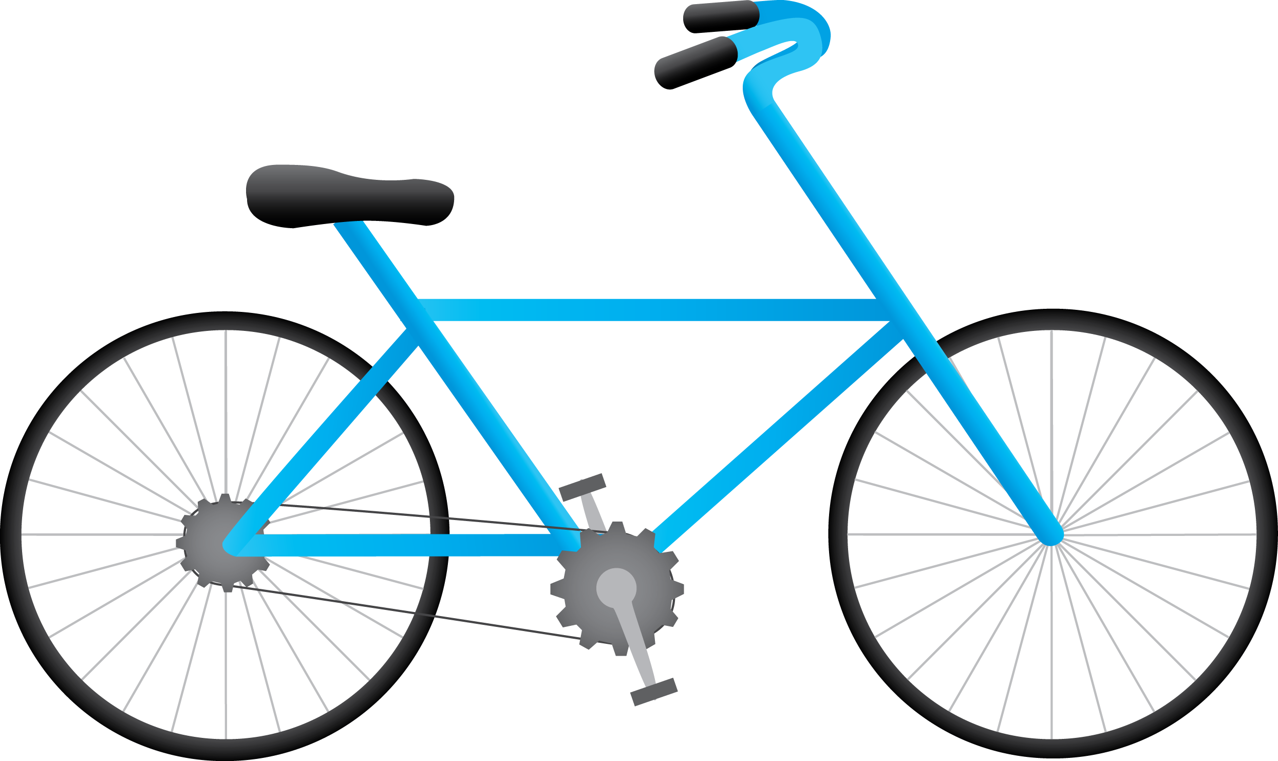 2488x1481 Cycle Bicycle Drawing Transparent Png Clipart Free Download