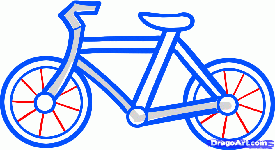 945x517 How To Draw A Bike For Kids, Step