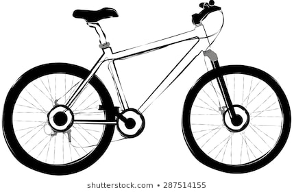 429x280 Huge Collection Of 'bicycle Drawing' Download More Than Images