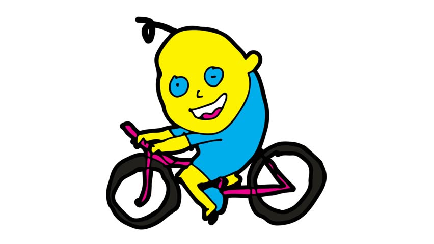 852x480 Kids Drawing Symbol White Screen Stock Footage Video