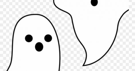 471x250 Ghost Anime Rider Bike Band Drawing Cute Clipart Halloween Easy