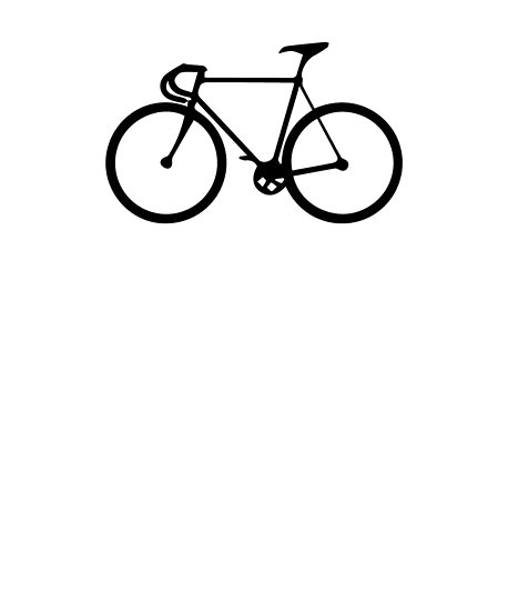 458x550 Road Bike Drawing Posters