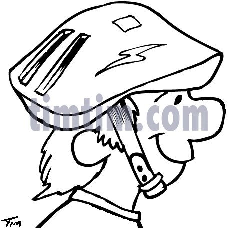 472x457 Free Drawing Of A Bicycle Helmet Bw From The Category Sports