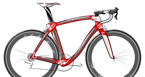471x250 Drawing Simple Flowers Bike Outline Line Easy Experiment Image
