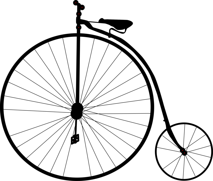 885x750 Bicycle Clip Art Transportation Cycling Drawing Penny Farthing