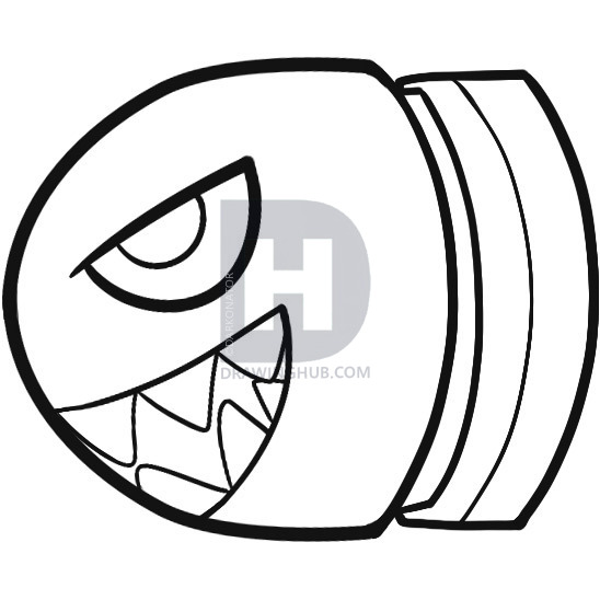 548x548 how to draw bullet bill, bullet bill, mario, step