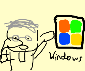 300x250 Bill Gates Dabbing In Front Of Microsoft Logo