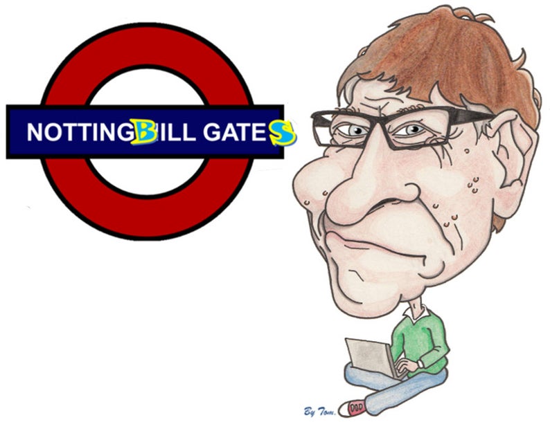 794x610 Notting Bill Gates Framed Print Etsy