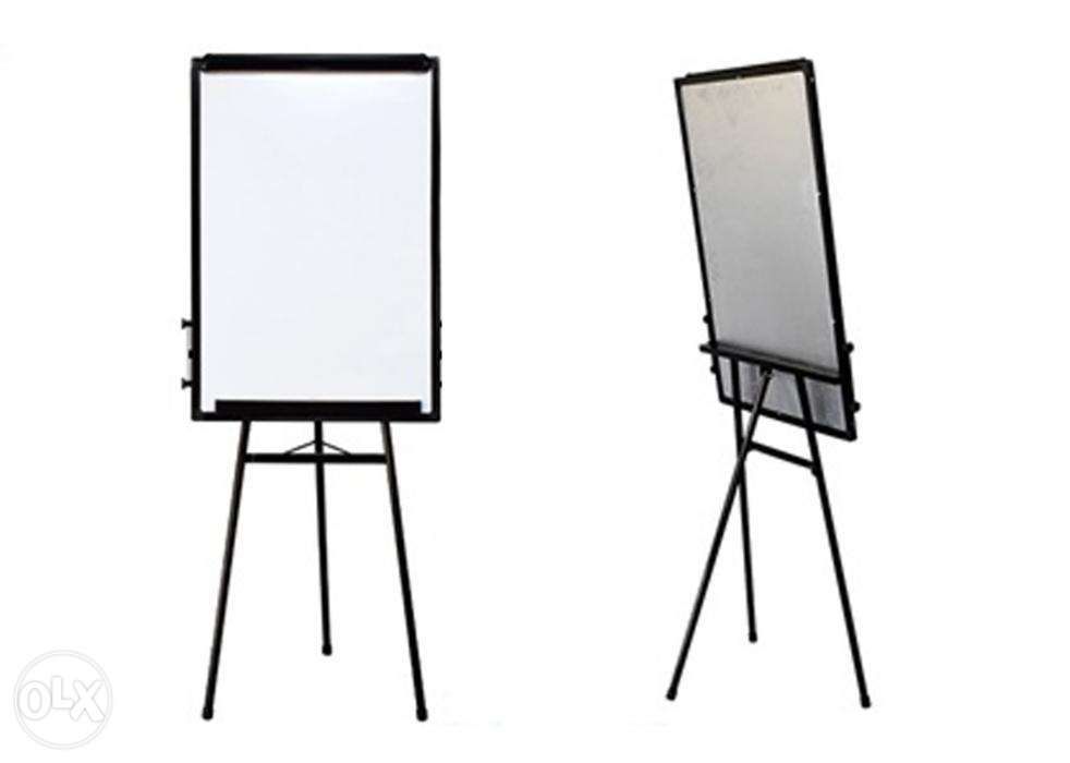 982x700 Easel Stand Drawing Magnetic Board Flip Chart Clip On Pen Holder