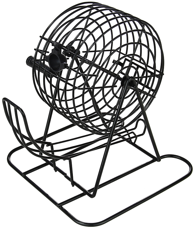 687x800 Metal Bingo Game Set Reusable Cards Lottery Machine Toys Games