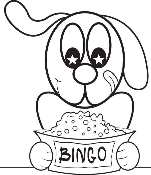 605x700 Bingo Game Coloring Pages