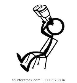 260x280 Stick Figure Observation Binoculars Stick Figure People Stick