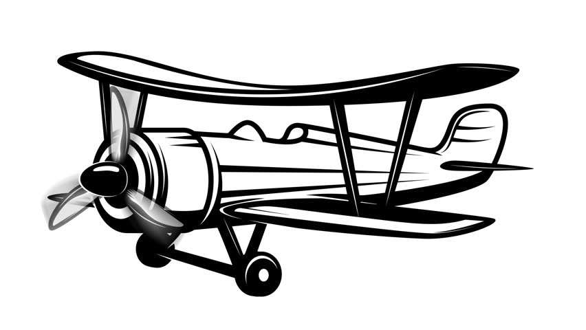 852x480 Propeller Drawing Stock Video Footage