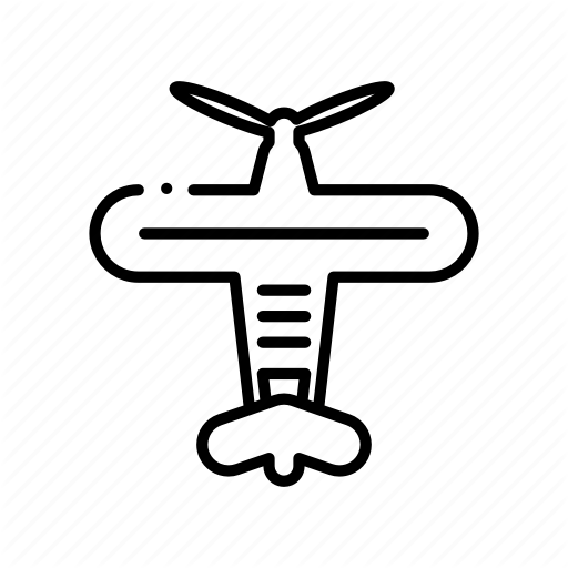 512x512 age, airplane, biplane, old, plane, vintage icon