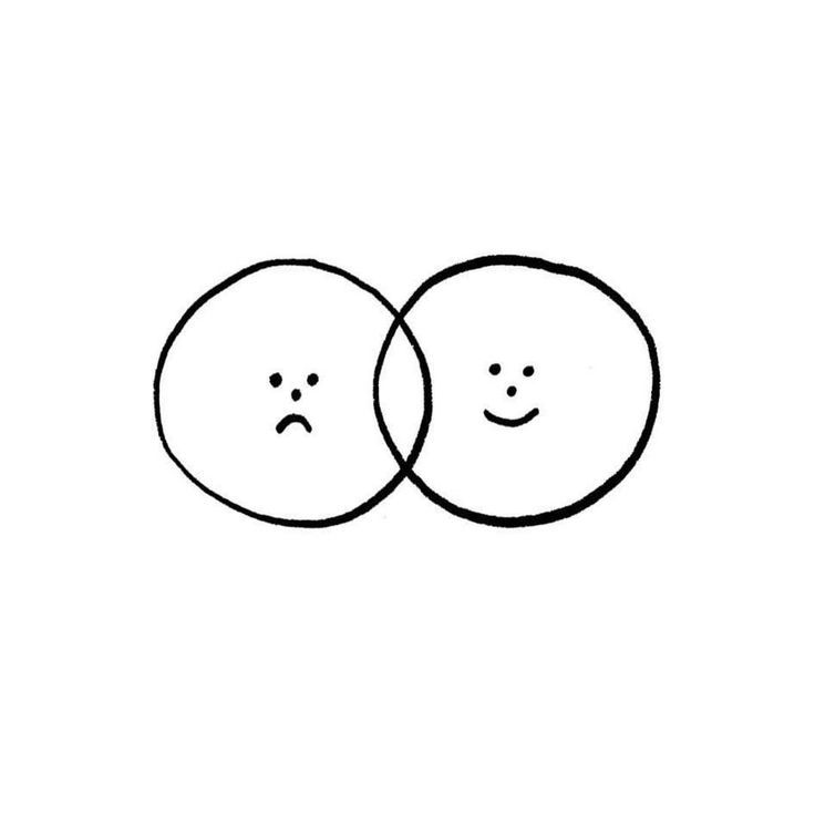 736x736 What's In The Middle Line Drawing Illustration