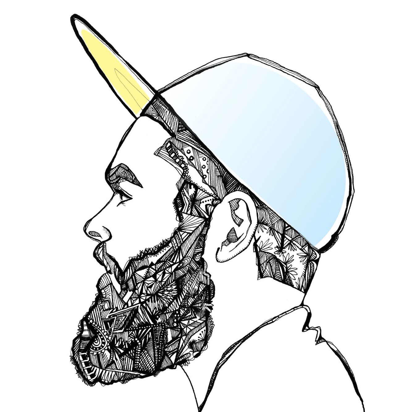 1334x1334 Jack Garratt Pen And Digital Line Drawing Art And Illustration