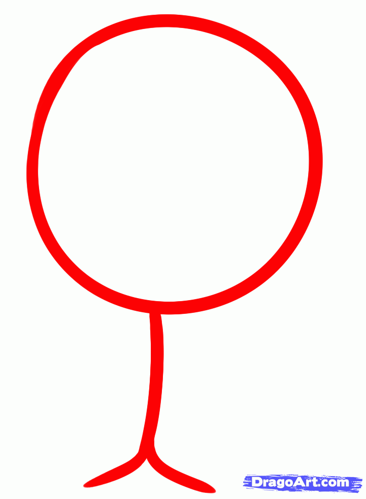 721x981 How To Draw A Birch Tree, Step