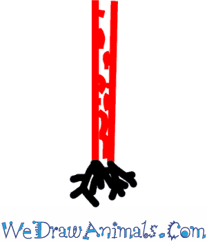 300x350 How To Draw A Birch Tree