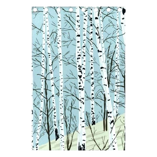640x640 Birch Tree Curtains