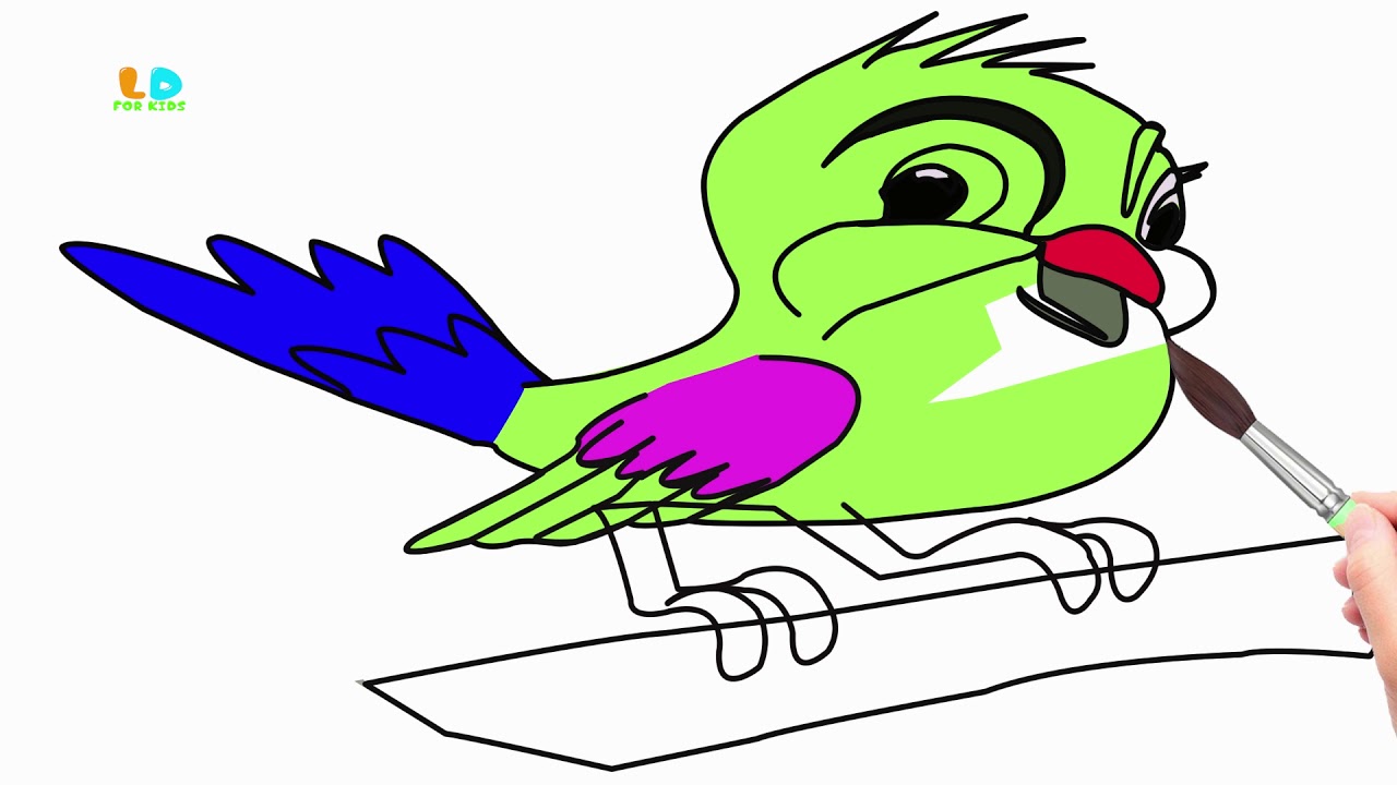 1280x720 Download Thumbnail For How To Draw Bird For Kids