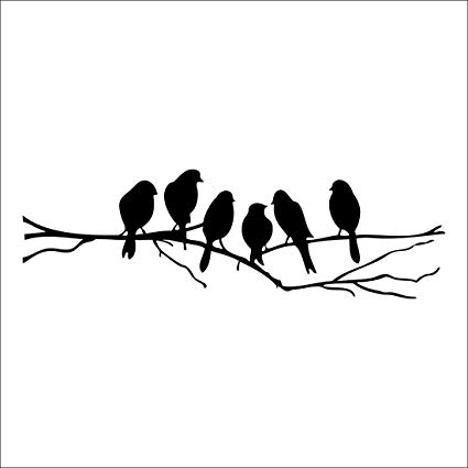 425x425 Huge Collection Of 'bird On Tree Silhouette' Download More Than