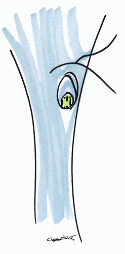 247x500 New Art For Sale Cozy Tree Home Drawing