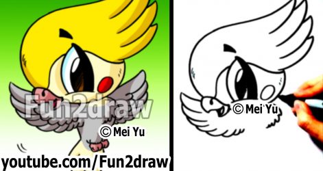 471x250 How To Draw A Bird Nest Silhouette For Beginners Kids Easy Head