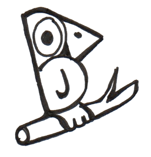 300x311 How To Draw Cartoon Birds With Alphabet Letter B Version Two