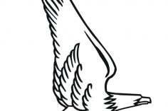 236x157 Branch Drawing Trolls Pine Bird Blossom Berry Easy Olive Carmi