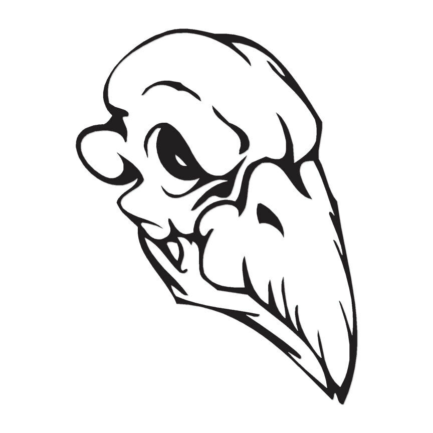 864x864 Bird Skull Monster