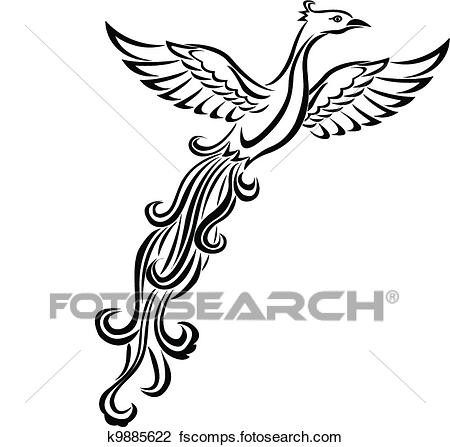 450x447 How To Draw Phoenix Bird Step Phoenix Bird Drawings