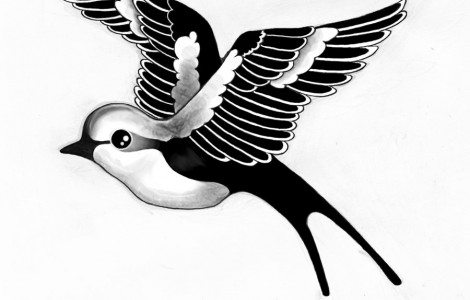 470x300 Blue Bird Tattoo Drawing Tattoos Designs Ideas