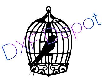 340x270 Birdcage Drawings Etsy