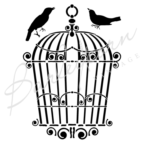 500x500 French Style Bird Cage