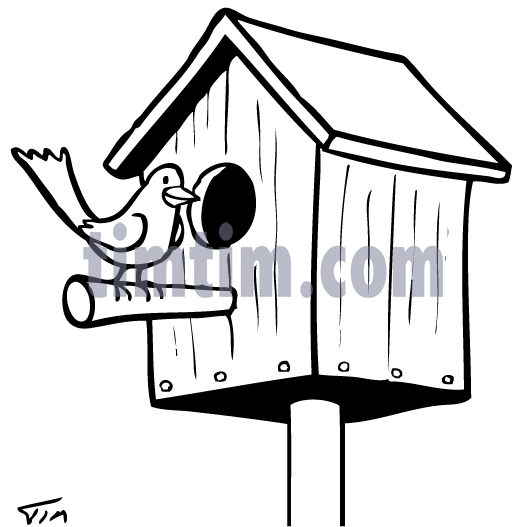 Birdhouse Drawing