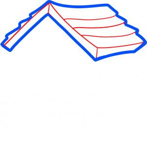 302x295 Draw A Birdhouse, Step