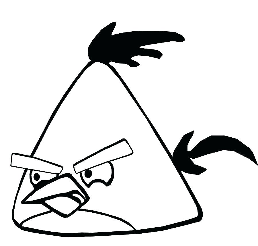 900x856 Angry Bird Coloring Pages Birds Yellow Colouring