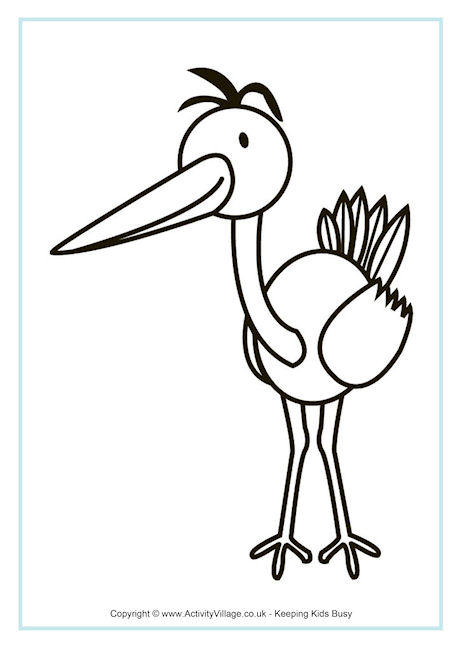 460x650 Printable Bird Colouring Pages For Kids