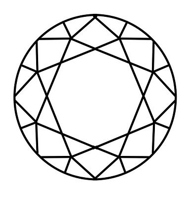 388x400 Birds Eye View Stones And Bones Diamond Drawing, Circle