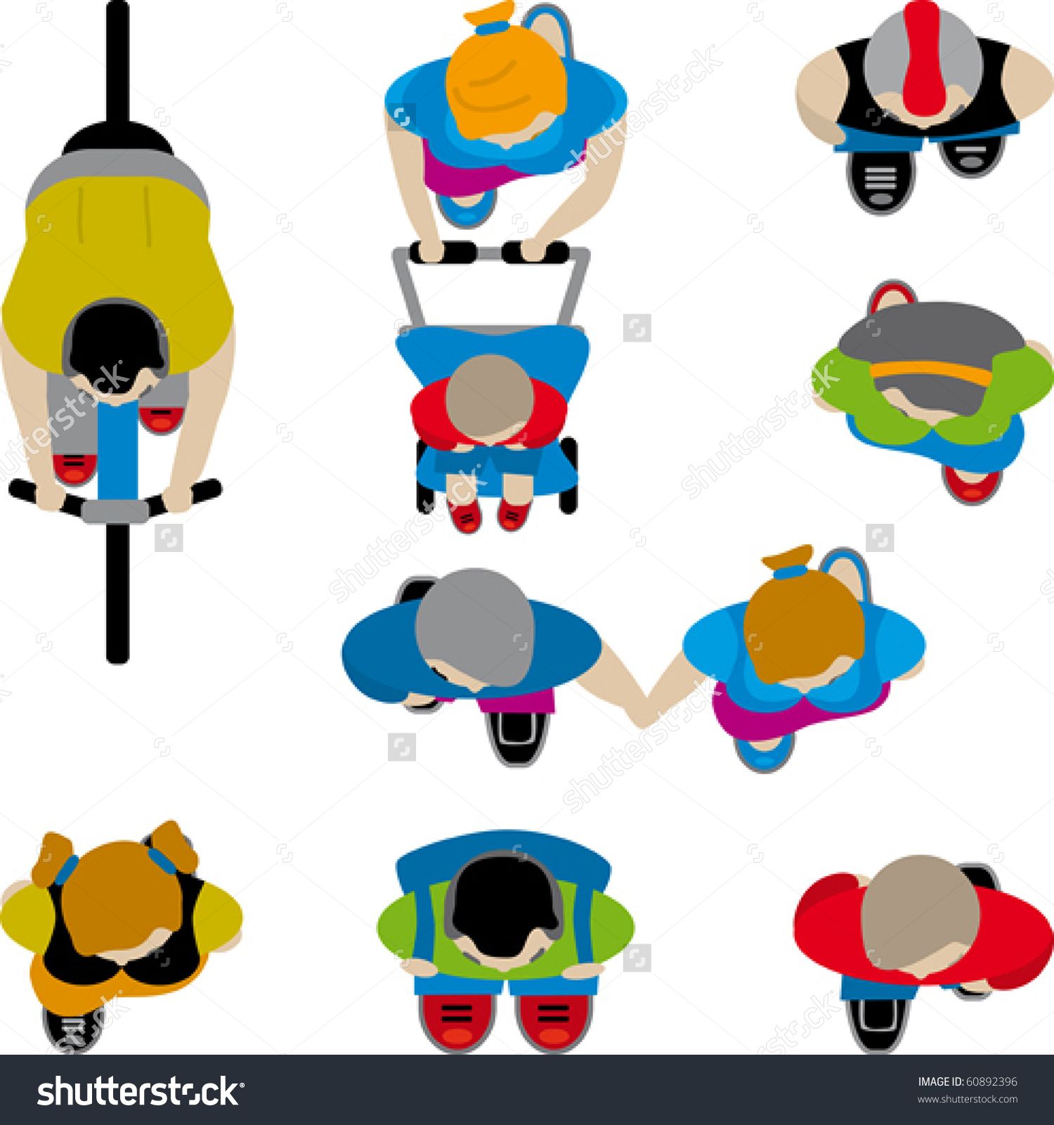 1500x1600 A Birdseye View Of People