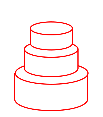 350x400 Drawing A Cartoon Cake