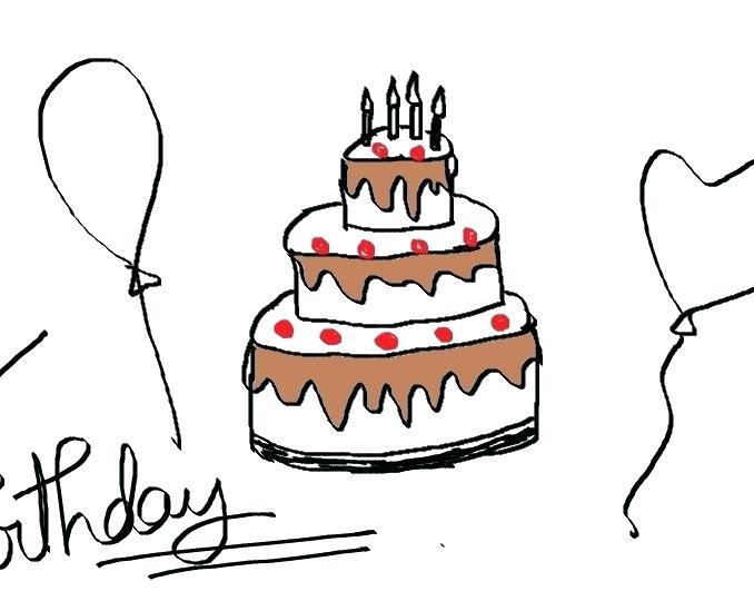 678x540 Birthday Cake Clip Art Simple