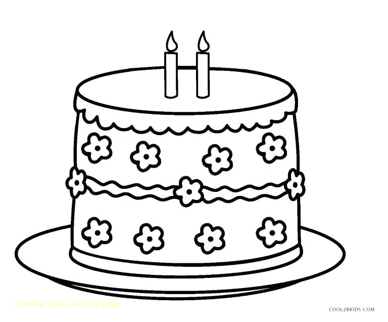 768x636 Printable Birthday Candle Shape Template