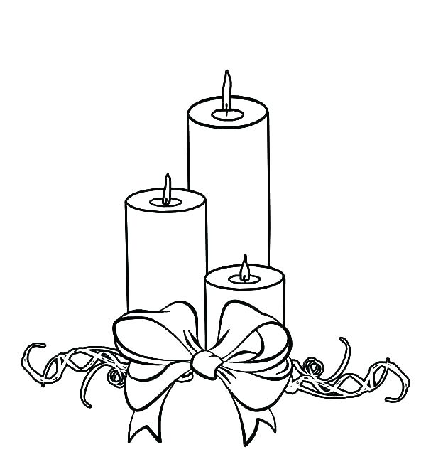 600x667 Birthday Candle Coloring