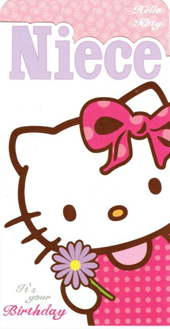 332x640 Hello Kitty Niece Birthday Card For Sale Online Ebay