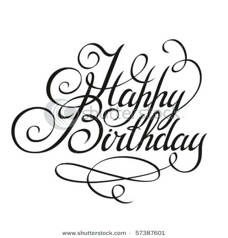 450x470 Happy Birthday Drawings