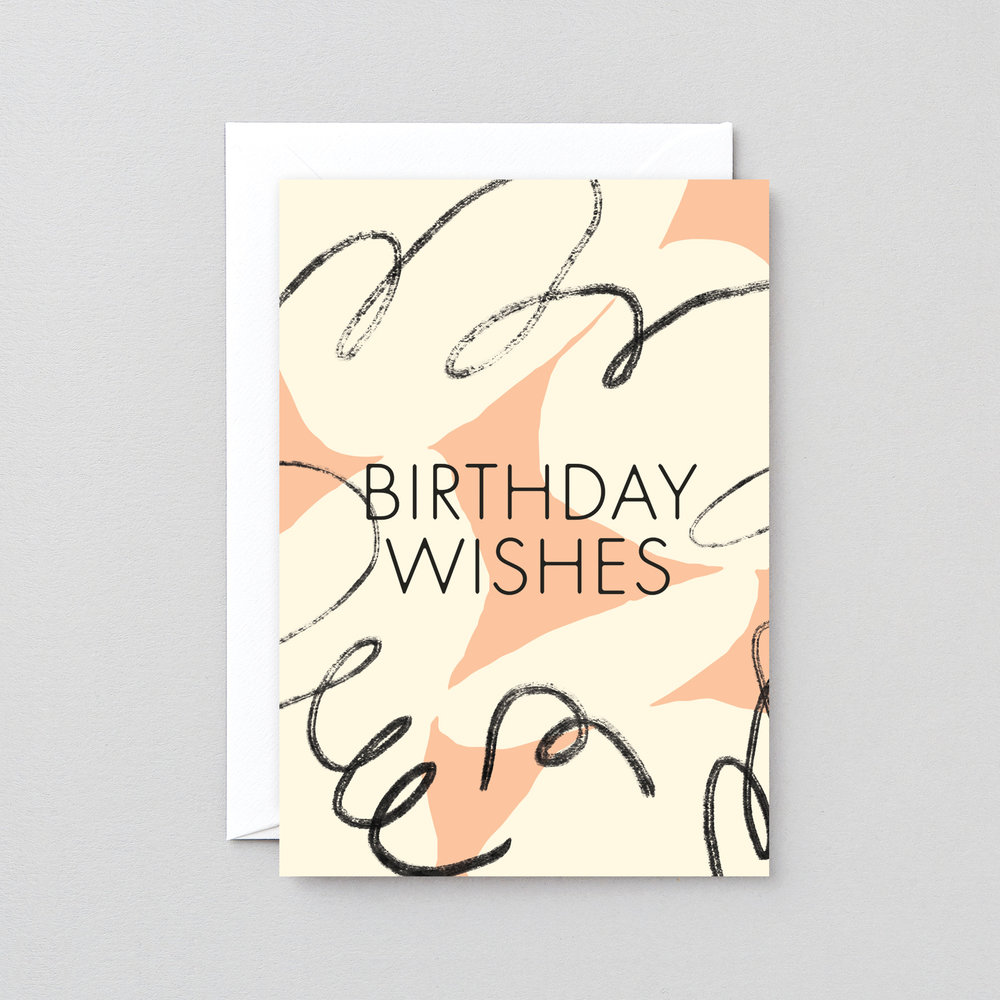 1000x1000 Birthday Wishes Greeting Card Wrap