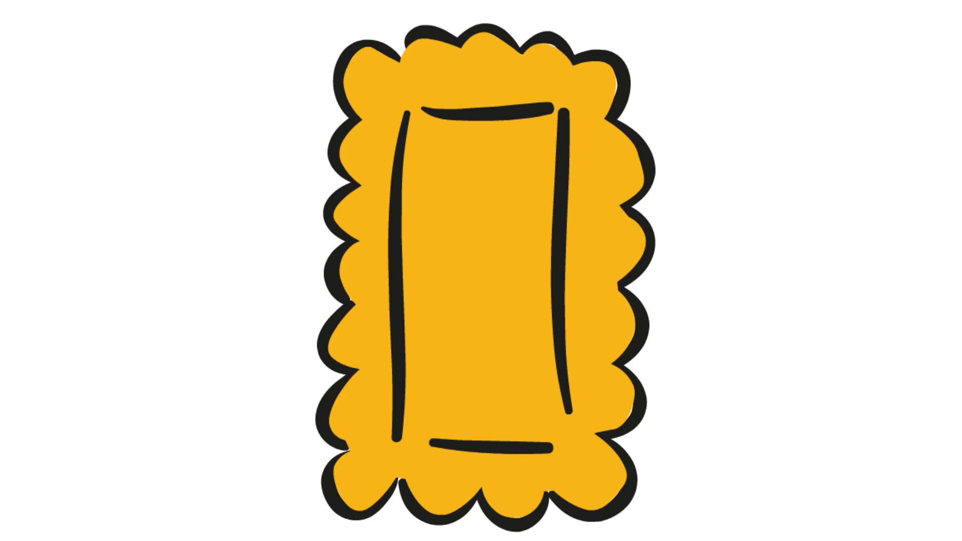 1920x1080 Biscuit Line Drawing Illustration Animation With Transparent